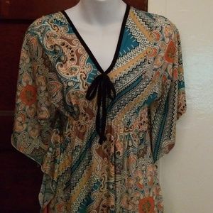 Cute paisley style tunic